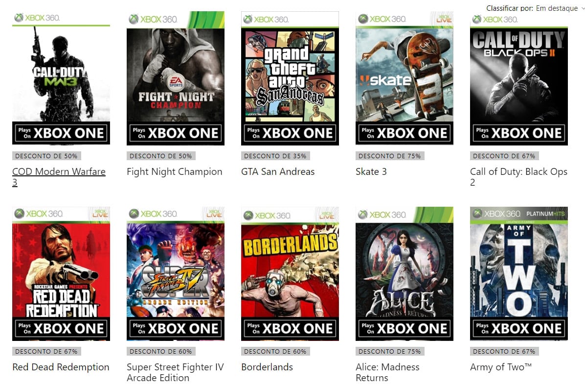 Retrocompatibilidade Xbox One - Confira os Jogos