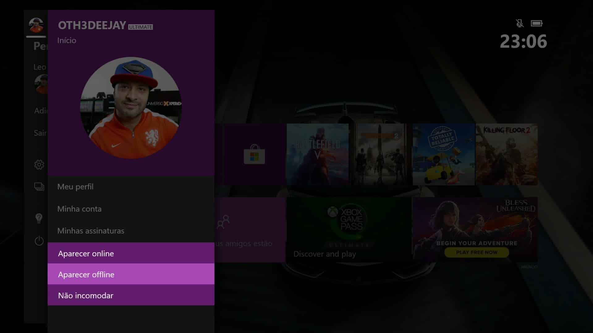 Solucionado: Re: Xbox One, vou jogar Online aparece seu perfil não