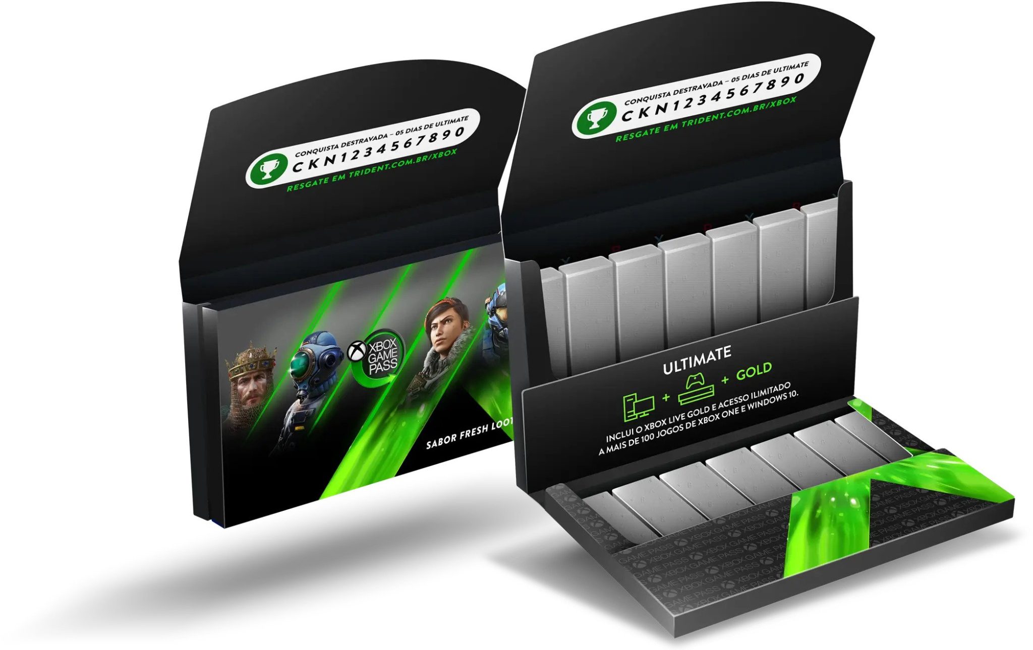 Embalagens de Trident destravam games da Xbox – Clube da Embalagem