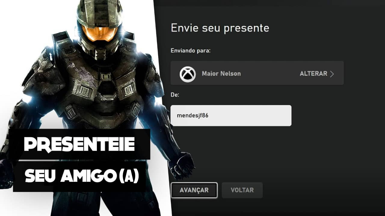 Como comprar um Jogo Digital do Xbox como Presente?