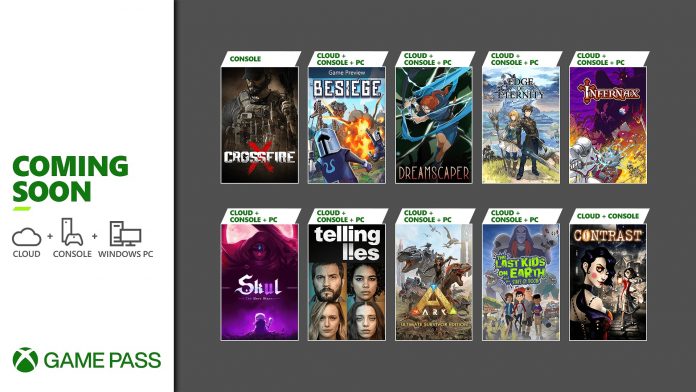 Xbox Game Pass fevereiro