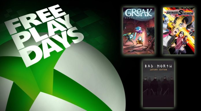 Free Play Days: Naruto to Boruto: Shinobi Striker, Bad North: Jotunn Edition e Greak: Memories of Azur free play days