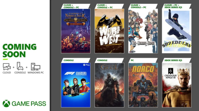 Xbox Game Pass março Xbox Game Pass