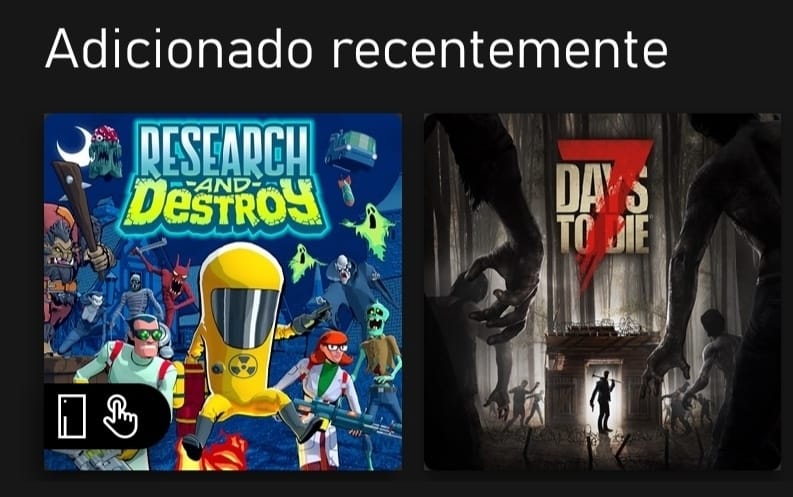 Xbox Game Pass dois novos jogos