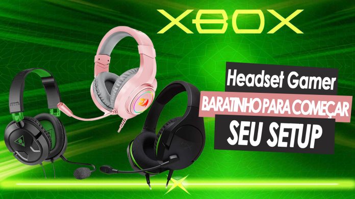 Dica de Headset Gamer com preços acessiveis.