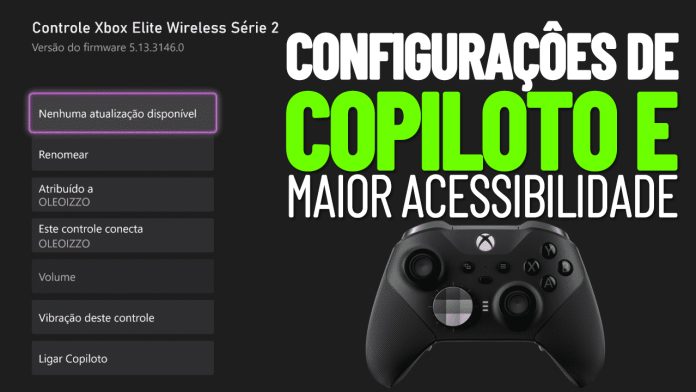 Configuração de copiloto para xbox.