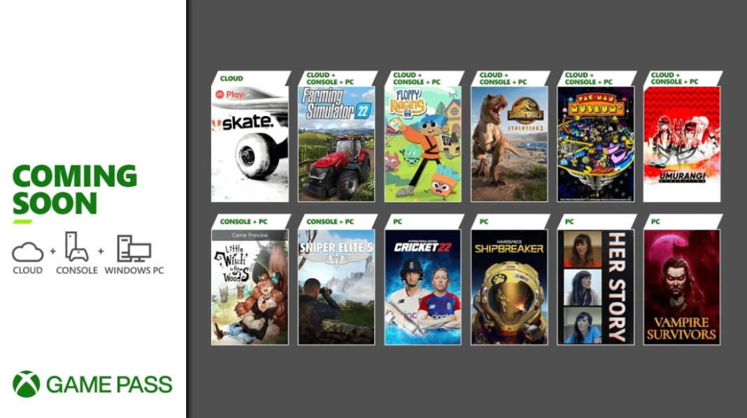 Xbox Game Pass maio Xbox Game Pass novos jogos