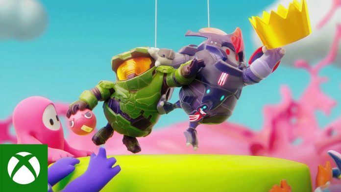 Fall Guys crossover com Halo