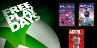 Free Play Days: For the King, MLB The Show 22 e Tropico 6 Xbox Free Play Days