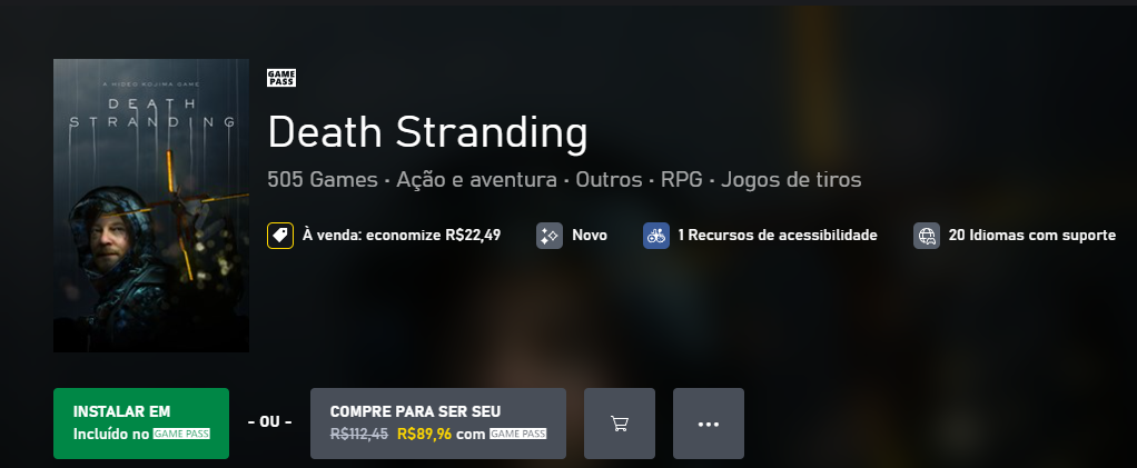 Já podes jogar Death Stranding na Xbox