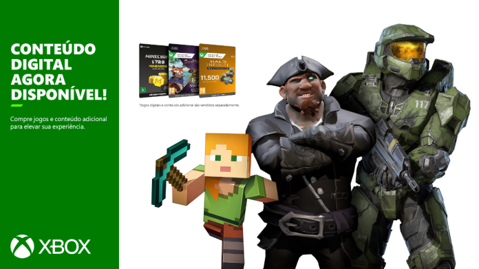 Xbox jogos em códigos