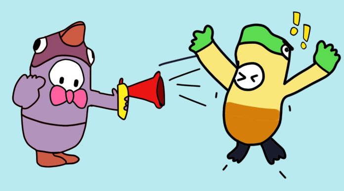 Desenho de Fall Guys