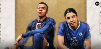 EA quer investir mais no futebol feminino mundial Sam Kerr e Mbappé na capa de FIFA 23