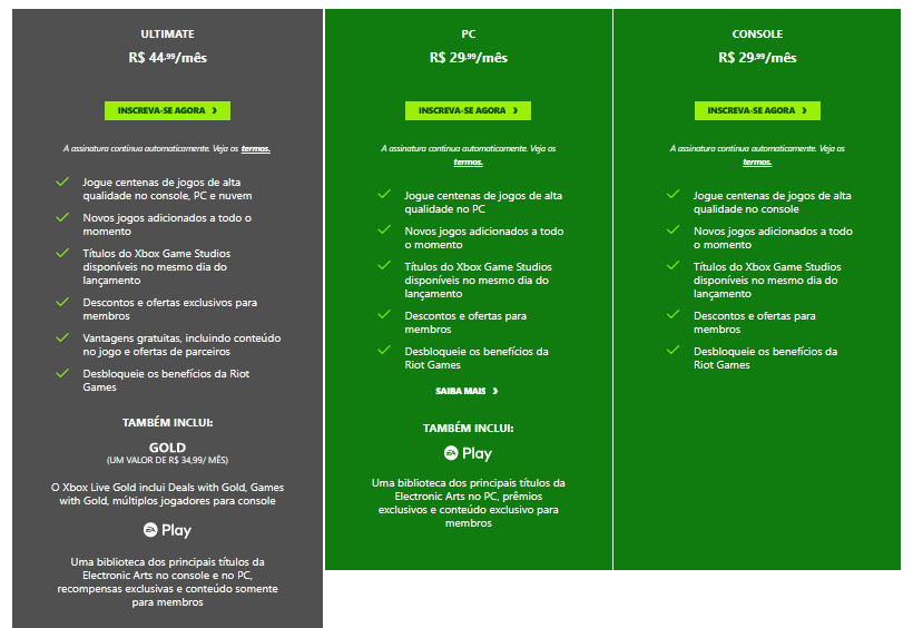 Xbox Game Pass Ultimate: oferta de 3 meses de assinatura por R$ 5,00!