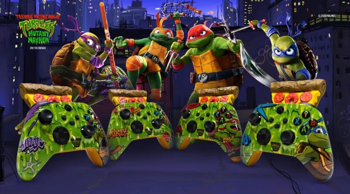 Xbox revela controles especiais “com pizzas” em parceria com o novo filme das Tartarugas Ninja