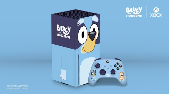 Xbox está sorteando um Xbox Series X personalizado do jogo “Bluey The Videogame”
