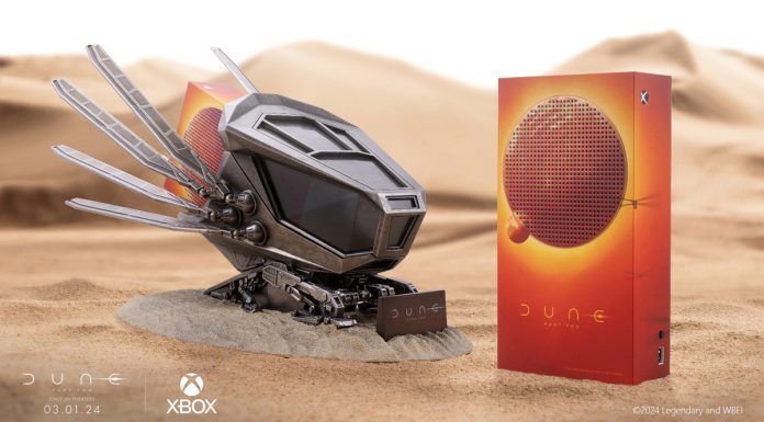 Xbox está sorteando um Xbox Series S personalizado do filme “Dune: Parte 2”