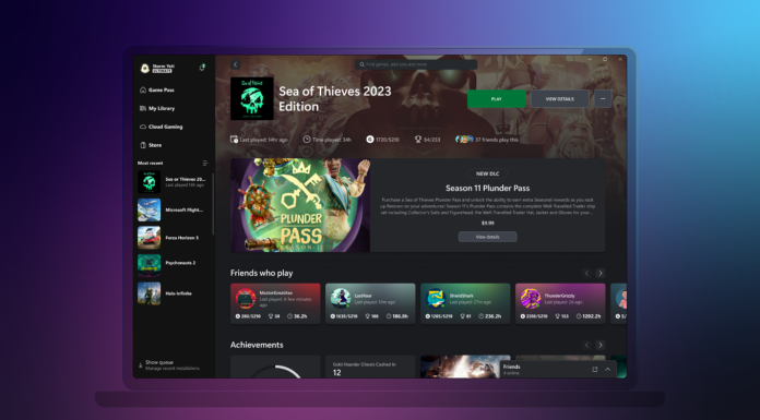 Atualização beta do aplicativo do Xbox no PC trouxe várias melhorias