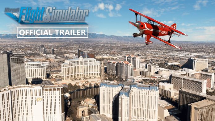 Confira a nova atualização de mundo do Microsoft Flight Simulator em Las Vegas!