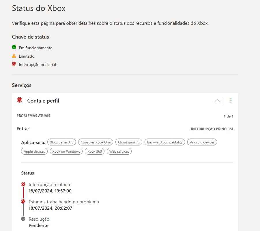 Xbox Live caiu mais uma vez!