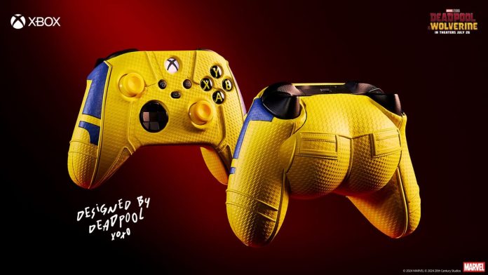 O Xbox também lançou um controle com o bumbum do Wolverine!