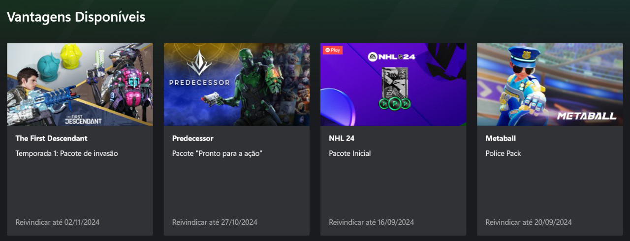 vantagens xbox game pass ultimate setembro