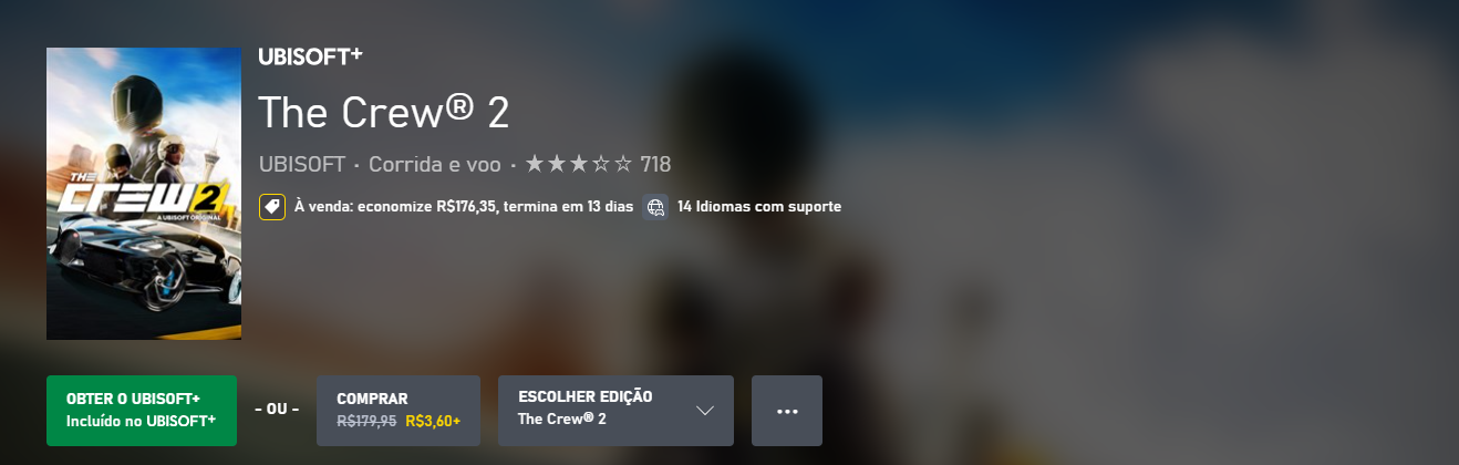 O The Crew 2 está praticamente "de graça" com uma nova promoção do Xbox!