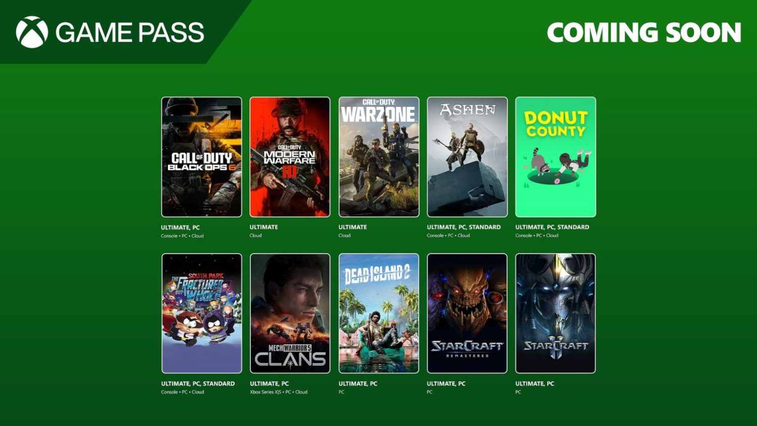 Confira os jogos que deverão chegar no Xbox Game Pass em novembro!