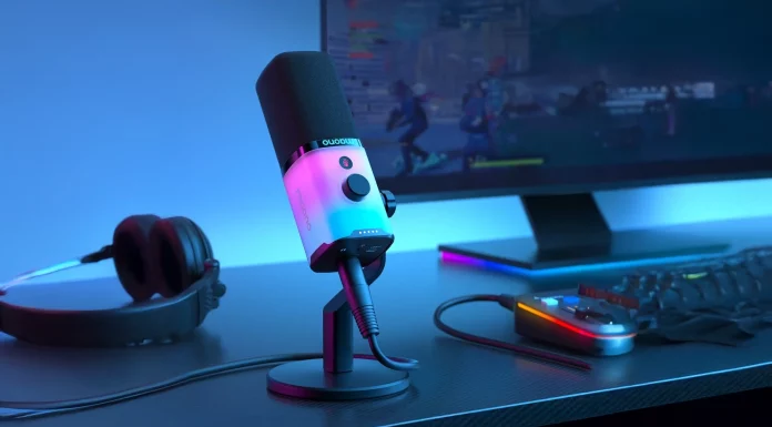 Conheça o lindíssimo microfone MAONO PD100X criado especialmente para Criadores de Conteúdos e Streamers microfone maono pd100x