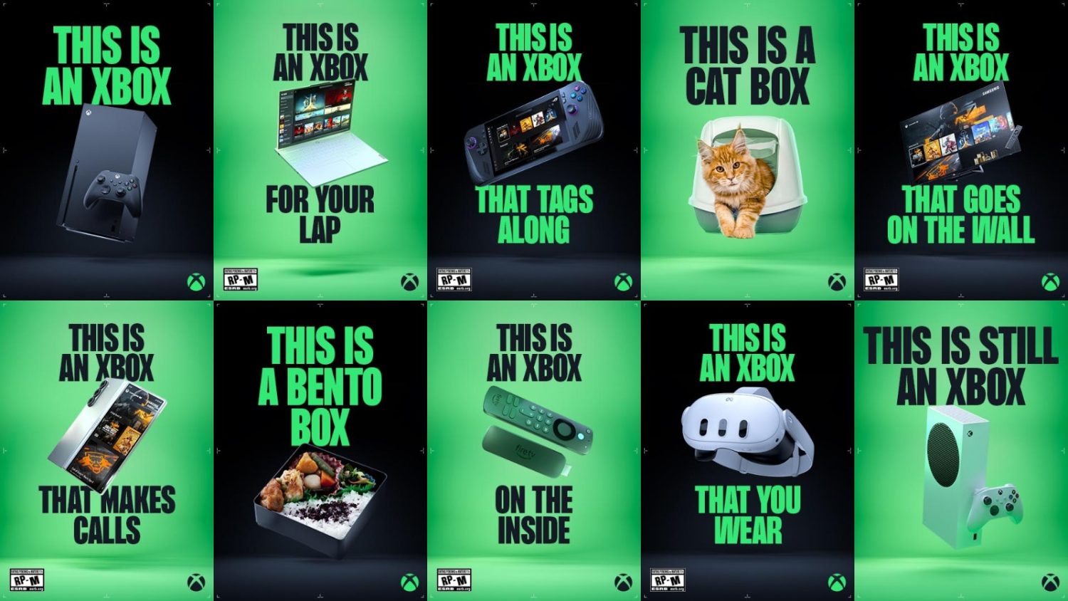 O Xbox destacou a sua nova campanha publicitária: "tudo é um Xbox".