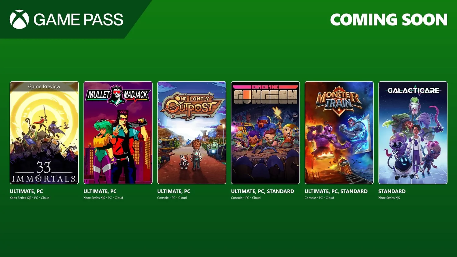 Através do Xbox Wire, a Microsoft divulgou os novos jogos que chegarão no catálogo do Xbox Game Pass para Console, xCloud e PC em março.