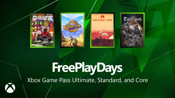 O Xbox liberou vários jogos para jogar de graça durante o período de acesso Free Play Days. São quatro jogos.