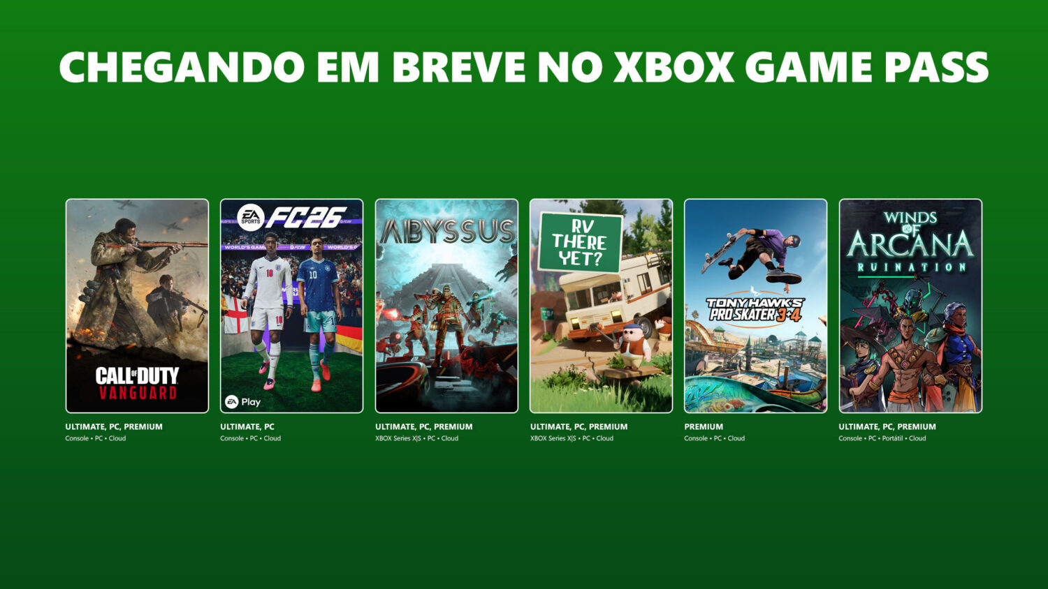 Através do Xbox Wire, a Microsoft divulgou os novos jogos que chegarão no catálogo do Game Pass para Console, xCloud e PC em junho. 