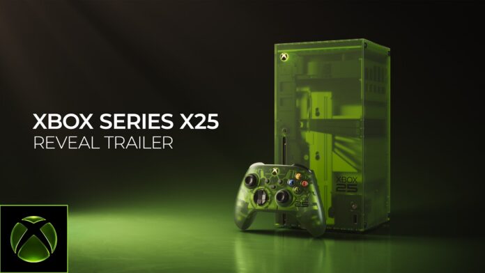 Durante o Xbox Games Showcase, o Xbox revelou que irá lançar um Xbox Series X totalmente transparente como comemoração dos 25 anos da marca.