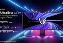 LG lança no Brasil o maior monitor gamer 5K2K do mundo com tela de 52 polegadas e 240Hz A LG anunciou oficialmente a chegada do UltraGear evo 52G930B-B ao mercado brasileiro, o maior monitor gamer 5K2K do mundo.