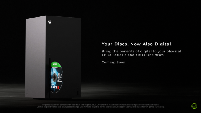 O Xbox finalmente revelou o recurso que permitirá aos jogadores transformar jogos adquiridos em mídia física em licenças digitais.