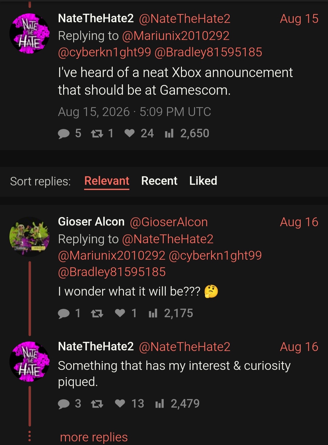 Parece que o Xbox está preparando uma grande revelação para a Gamescom 2026, pelo menos é o que apontou o conhecido insider NateTheHate.