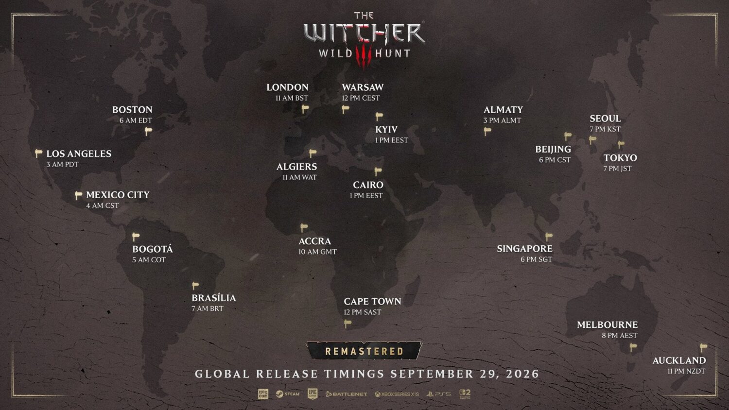 A CD Projekt Red revelou que o The Witcher 3 Remastered pesará 45GB no Xbox. Além disso, o horário de lançamento também foi divulgado.