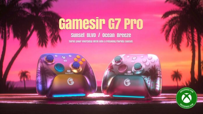 A GameSir apresentou duas novas versões do G7 Pro, controle licenciado para Xbox, com designs inspirados nas cores e na atmosfera de Miami.