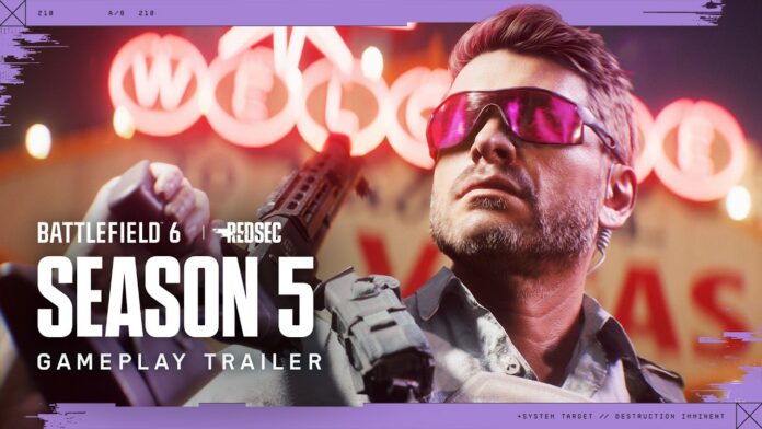 Battlefield 6 está prestes a chegar na cidade do pecado. A EA revelou as novidades da Temporada 5, que será lançada em 13 de outubro.