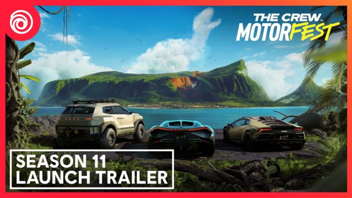 A Ubisoft lançou a nova temporada do The Crew Motorfest com uma ilha inédita, 20 veículos e colaboração com Tomb Raider.