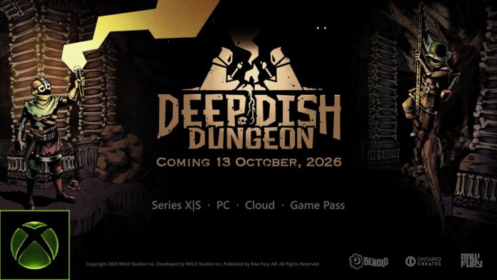 Deep Dish Dungeon já está disponível para Xbox Series X|S e PC, com lançamento day-one para assinantes do Xbox Game Pass Ultimate.